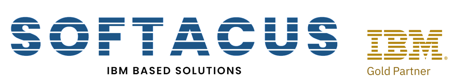 Logo von Softacus, einem Unternehmen für Softwarelösungen, in modernen Farben und klarer Schriftart.