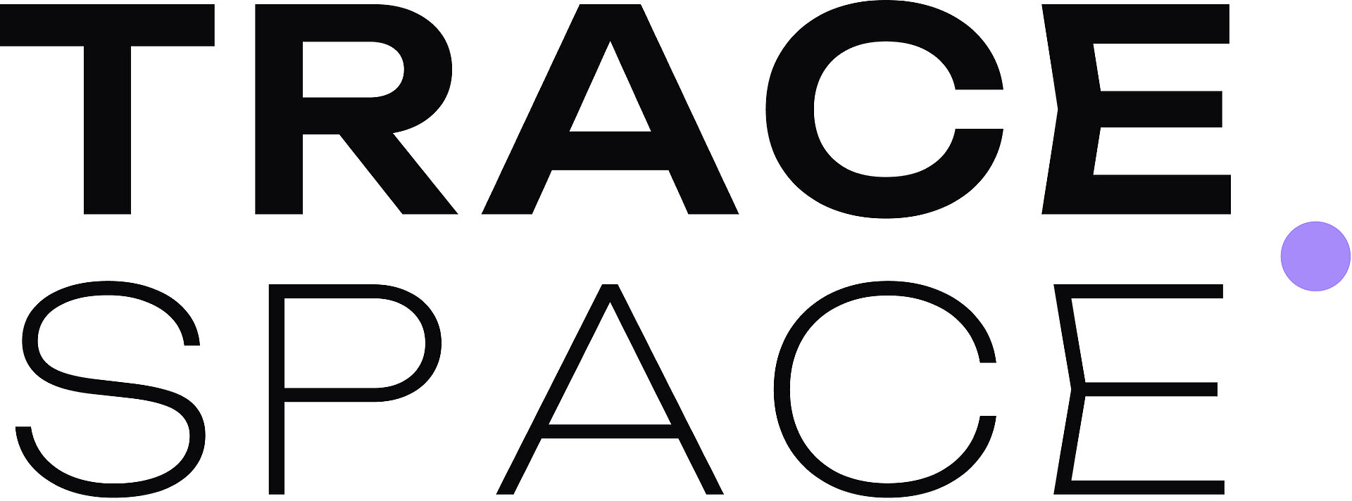 Logo von Trace Space, ein stilisiertes Design, das Technologie und Innovation symbolisiert.