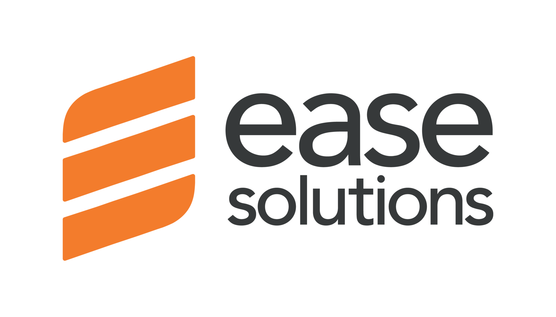Logo von Ease Solutions, ein stilisiertes Design, das Effizienz und Innovation symbolisiert.