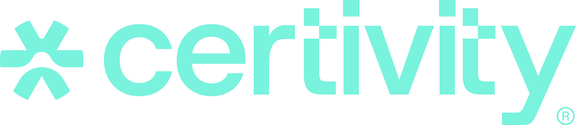 Das Wort 'Certivity' in blauer Schrift auf weißem Hintergrund.