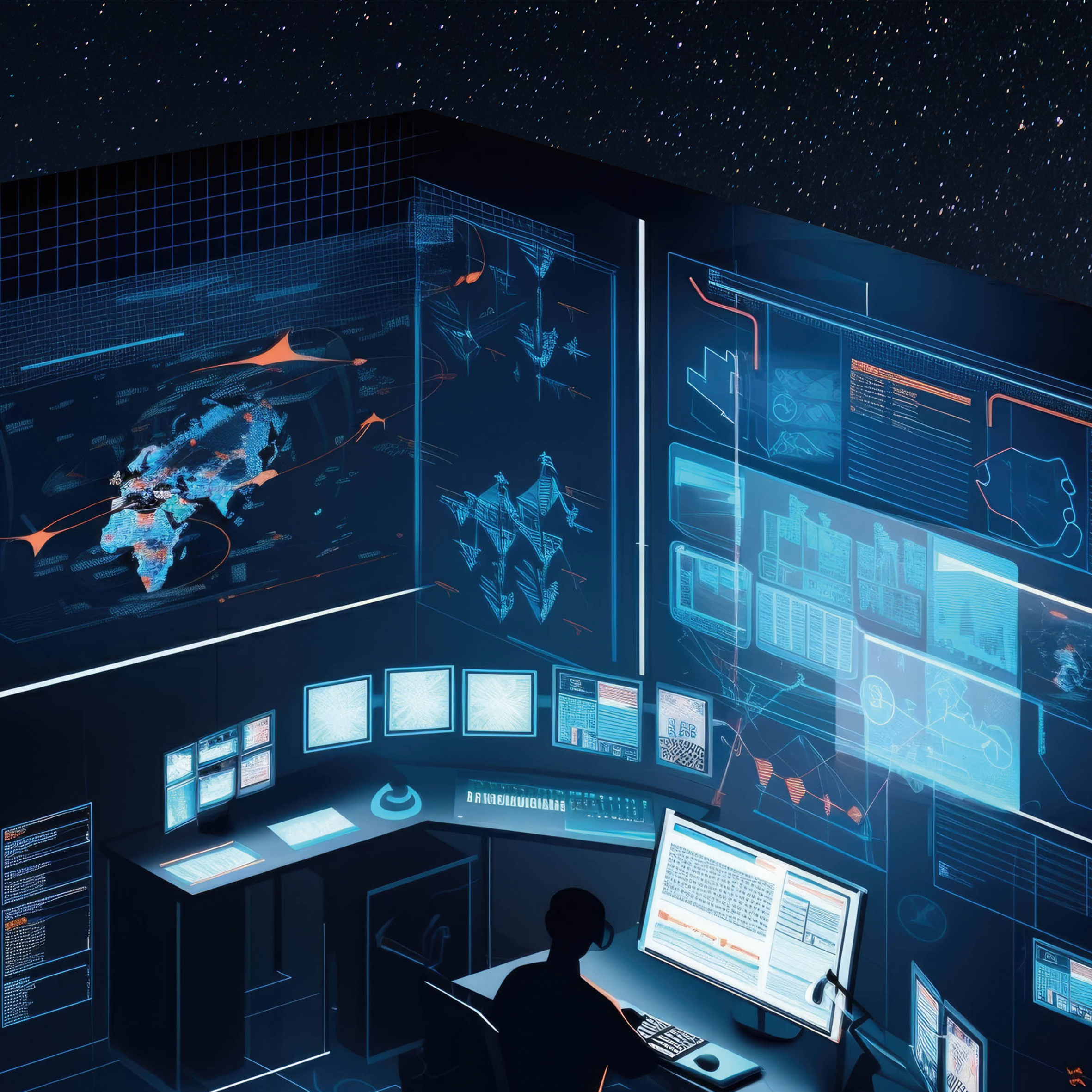 Darstellung der Rolle von KI in der digitalen Transformation von Unternehmen.